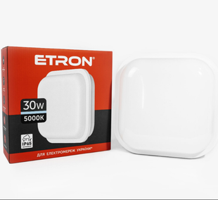 Світильник світлодіодний ETRON Communal 1-ЕСР-513-S 30W 5000К square фото