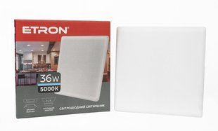 Світлодіодний світильник ETRON Multipurpose 1-EMP-764 36W 175-265V 5000К ІР20 квадрат фото