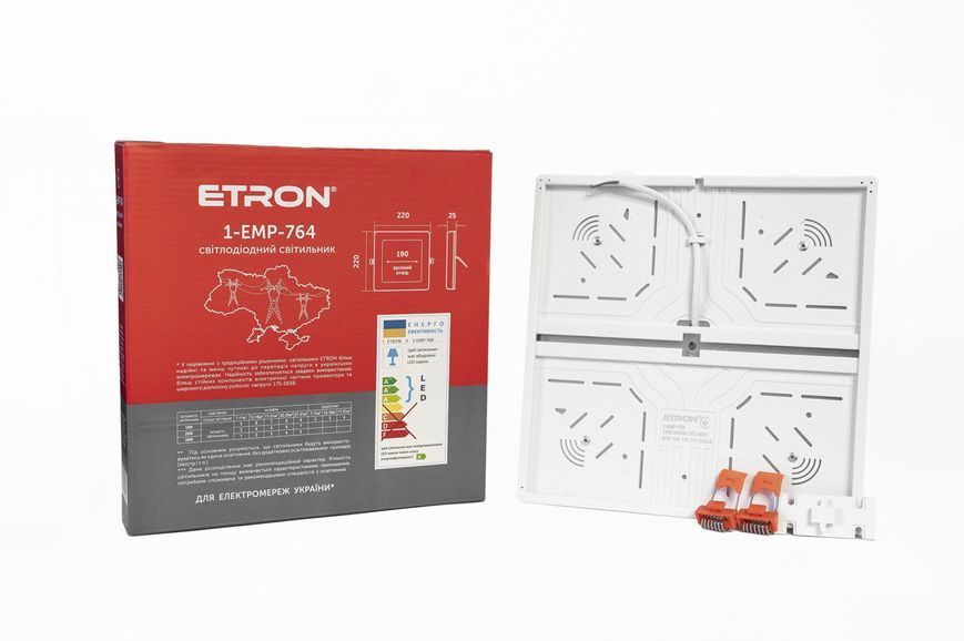 Світлодіодний світильник ETRON Multipurpose 1-EMP-764 36W 175-265V 5000К ІР20 квадрат фото