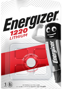 Батареї літієві CR1220 Lithium Energizer фото