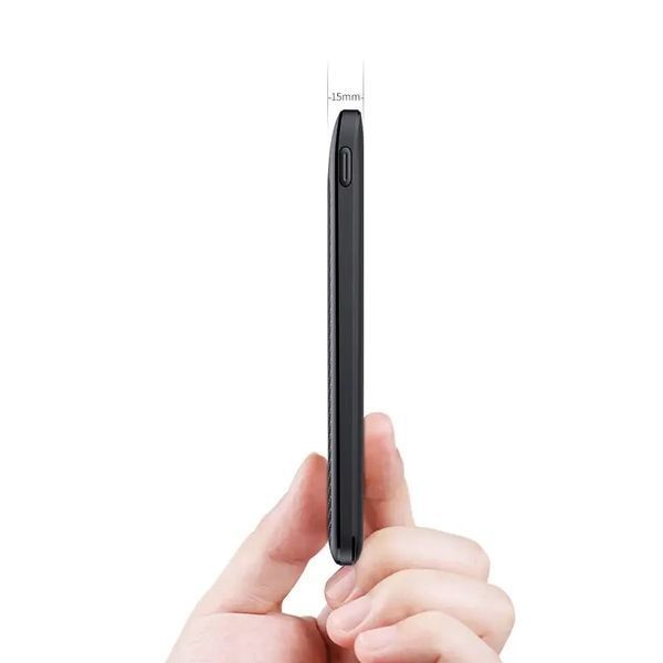 Універсальний мобільний акумулятор Power bank Quantum QM-PB1010 black 10 000mAh 3.7V (2-USB) (шт) фото