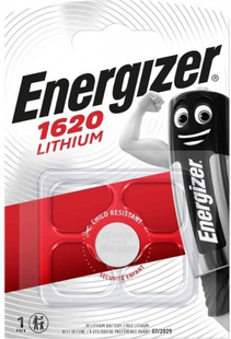 Батареї літієві CR1620 Lithium Energizer фото