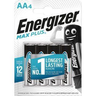 Батарейки лужні АА Energizer Max Plus AA LR6 7638900437300 фото