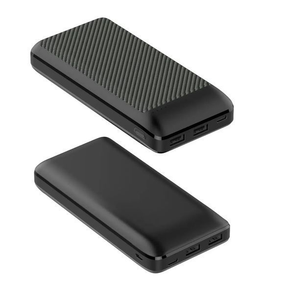 Універсальний мобільний акумулятор Power bank Quick Charge Quantum QM-PB1020 black 20 000mAh 3.7V (2-USB) (шт) фото