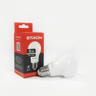 LED лампа ETRON Light 1-ELP-010 A55 8W 4200K E27 фото