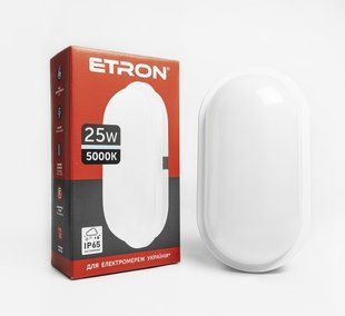 Світильник світлодіодний ETRON Communal 1-ЕСР-509-E 25W 5000К ellipse фото