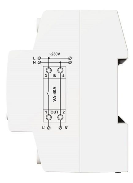 Реле напруги з контролем струму DigiTOP VA-40A M2R 4820118381275 фото