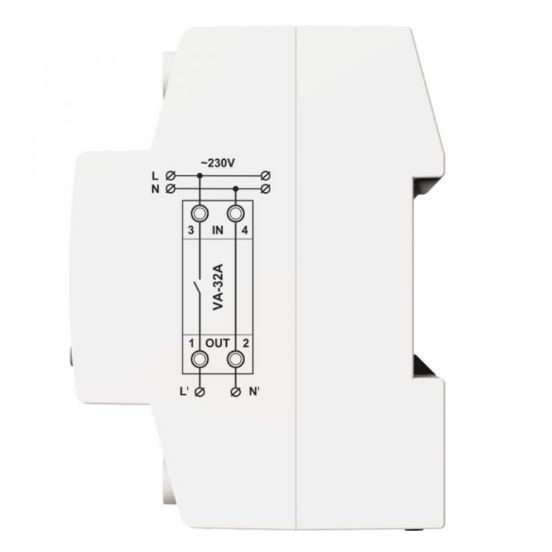 Реле напруги з контролем струму DigiTOP VA-32A M2W 4820118381251 фото