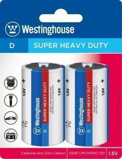 Сольова батарейка Westinghouse Super Heavy Duty D / R20 фото