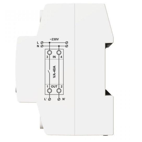 Реле напряжения с контролем тока DigiTOP VA-40A M2W 4820118381268 фото