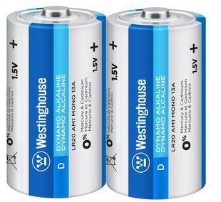 Лужна батарейка Westinghouse Dynamo Alkaline D/LR20 2шт/уп (шт) фото