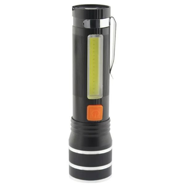 Ліхтар пошуковий Quantum QM-FL1032 Helper 10W LED zoom +COB з USB фото