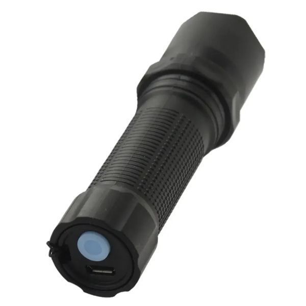 Поисковый фонарь Quantum QM-FL1040 Minik black 3W LED з USB фото