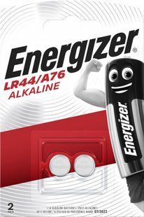 Батарейки Energizer Alkaline LR44 A76 G13 /2/20 фото