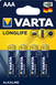 Батарейки лужні ААА Varta LONGLIFE AAA LR03 бл4 4008496525072 775 фото 2