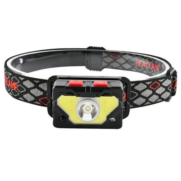 Фонарь налобный аккумуляторный сенсорний Quantum QM-FL4020 Master LED COB фото